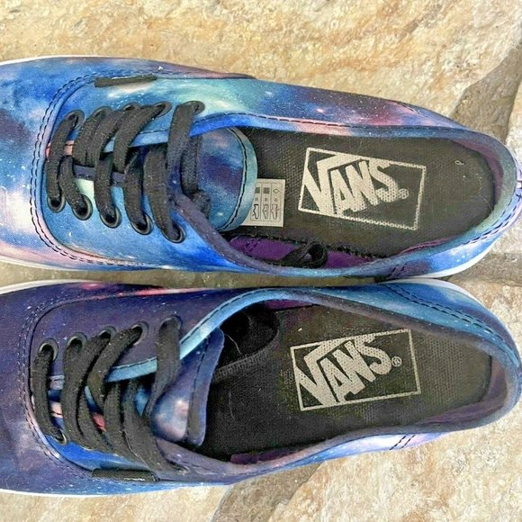 Vans Lo Pro Cosmic Galaxy Women's Sz 6, 4Y Space Skate Shoes Multicolor TB4R - Picture 4 of 8